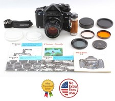     MINT w/Grip Filters Strap Pentax 6x7 TTL MUP  SMC T 105mm f2.4 From JAPAN