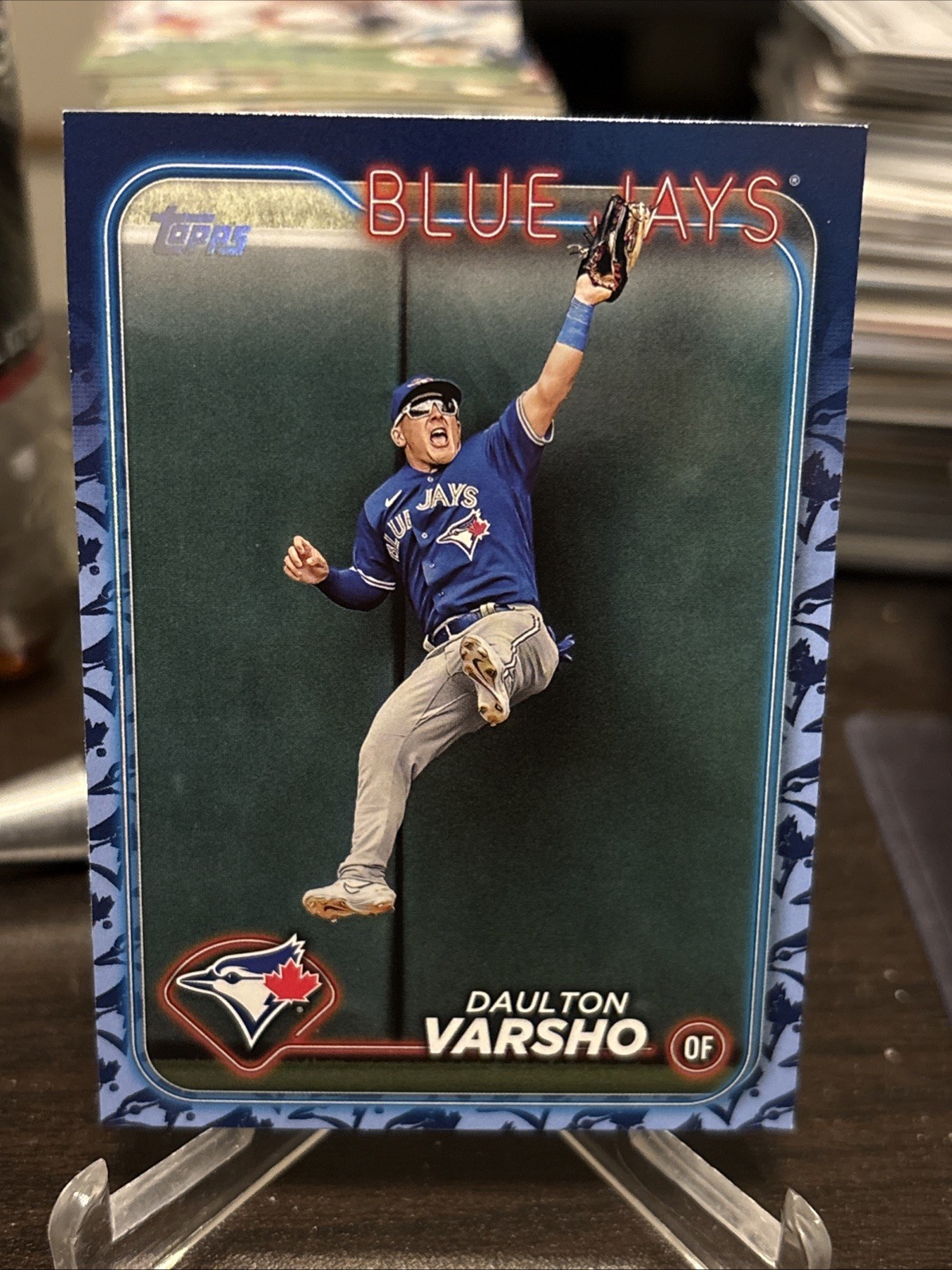2024 Topps Series 1 Team Color Border Variation Daulton Varsho (#43) Jays SP dd1