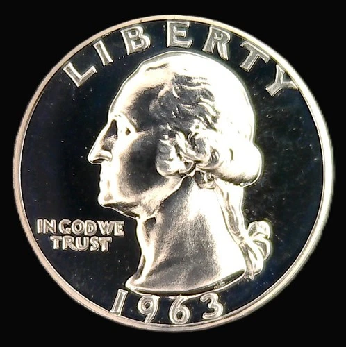 1963 United States Proof Washington Quarter