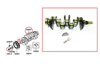 Mitsubishi L200 Pick Up Triton 2.5Did B40 4D56U Motor Kurbelwellen Key & Bolt