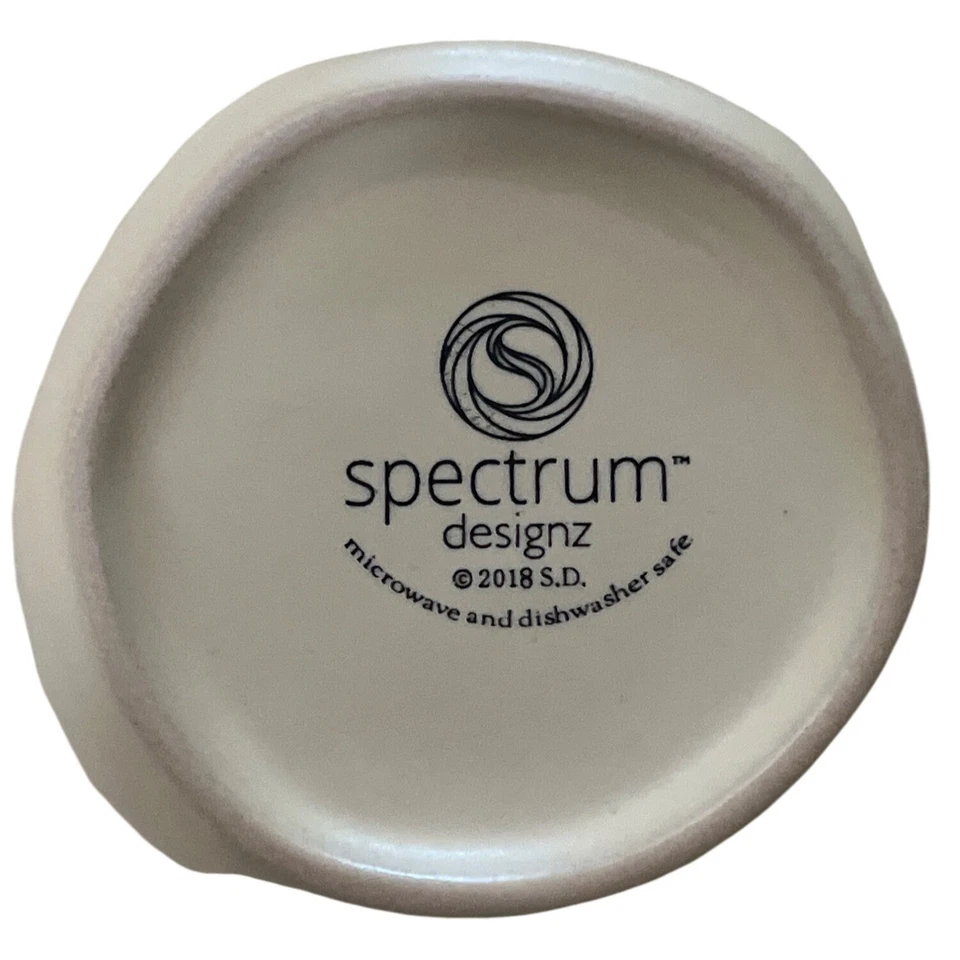 Juego de 4 platos de cena Spectrum Designz 11" azul pájaro crema/beige Foto 4 de 4