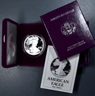 1990-S $1 AMERICAN SILVER EAGLE PROOF  1 oz .999 GEM PROOF w/OGP & COA  A7088