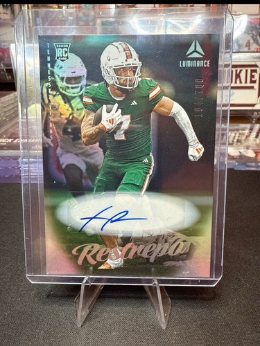 2025 Luminance Xavier Restrepo Rookie Auto #/700 Tennessee Titans #125