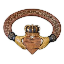 Abbey Gift Press Claddagh Wall Hanging and Card, Brown (54999T) 