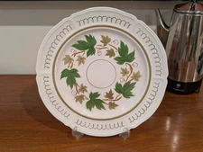 Vintage Mikasa Fresco Terra Stone 12″ Chop Plate / Round Platter – Ivy Leaf