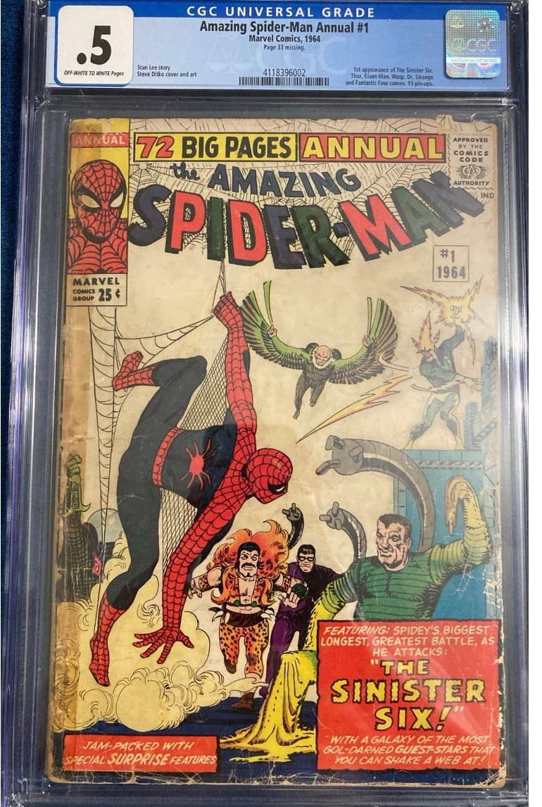 The Amazing Spider-Man Annual #1 (Marvel Comics September 1964) | eBay