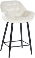 Barhocker Gibson 76 Samt Creme