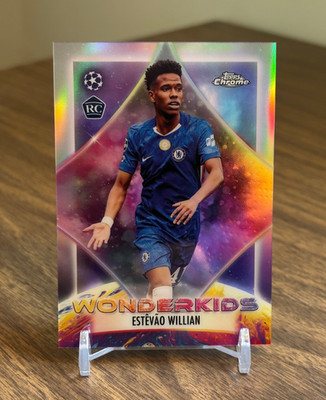 Estevao 2025 2025-26 Topps Chrome UEFA UCC Wonderkids Refractor Rookie RC
