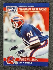 1990 Pro Set - Draft James Williams #684 (RC)