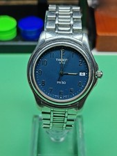 Tissot PR50 Stainless Steel Quartz Wristwatch - Blue Dial - T34.1.483.31