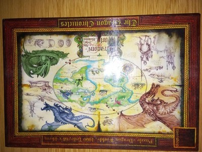 PUZZLE ''Dragon World - The Dragon Chronicles'' 1000 Teile. 68x44 cm. Neu in Folie