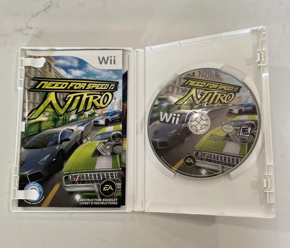 Need for Speed: Nitro (Nintendo Wii, 2009) Complete With Manual Tested - Image 4 of 4