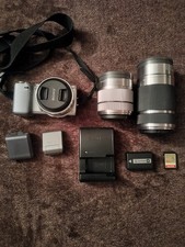 Sony NEX-5N Camera Bundle - 18-55 OSS, 55-210 OSS, 16mm f/2.8 Battery and More