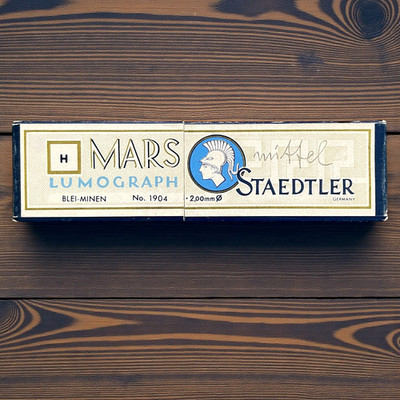 STAEDTLER Blei-Minnen - MARS Lumograph - Vintage - Nr.1904 - 2.0 mm - H