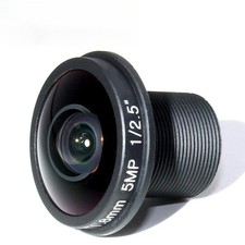 5MP HD CCTV Fisheye Lens 1.8mm 180 Wide Angle Panoramic CMount Metal