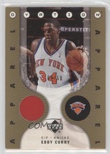 2006-07 Upper Deck Ovation Apparel Memorabilia Gold /50 Eddy Curry #OA-EC 0xy0