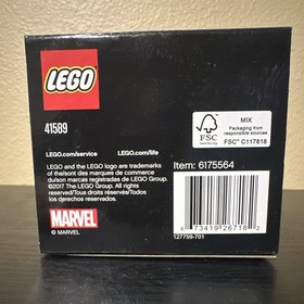 LEGO BRICKHEADZ Marvel Captain America (41589) 79 pcs Ages 10+ Box