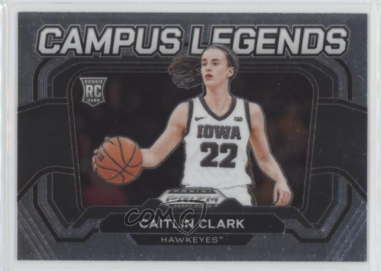 2024-25 Panini Prizm Draft Picks Campus Legends Caitlin Clark #5 Rookie RC