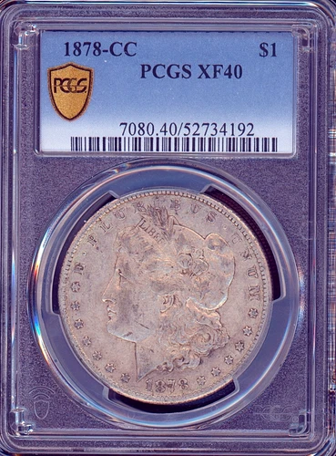 1878-CC US Silver Dollar - PCGS XF40