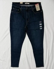 NWT Levi's 721 Women's High Rise Skinny Jeans Dark Blue 33x30