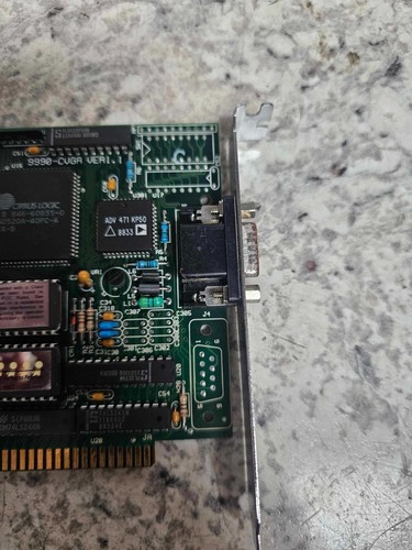 Vintage Retro Gaming Vendex Technologies ISA 9990-CVGA Ver 1.1 Graphics Card - Picture 3 of 7