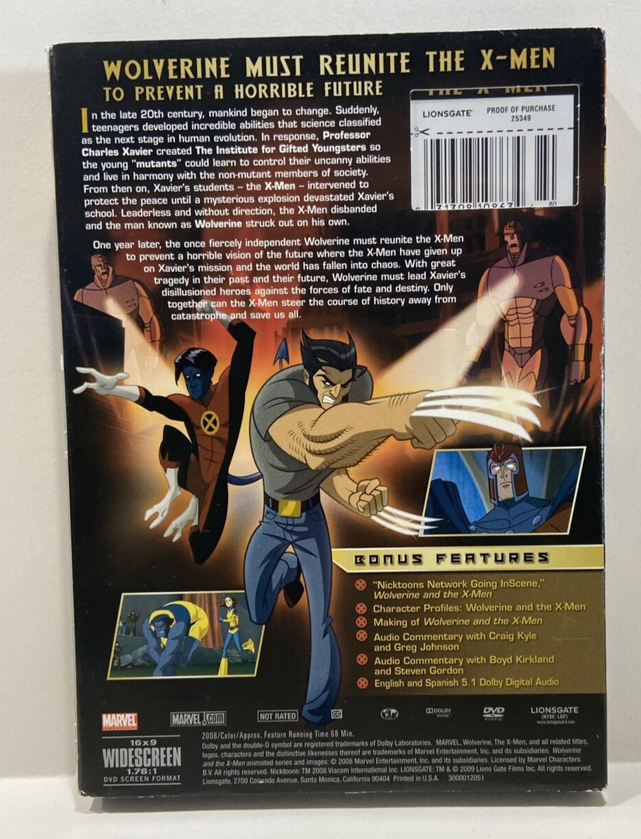 WOLVERINE and the X-MEN: Heroes Return Trilogy (2009 DVD