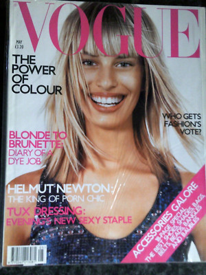 Vogue  May 2001  - - Lovely ''Smiling''  Cover -  Gift Quality -