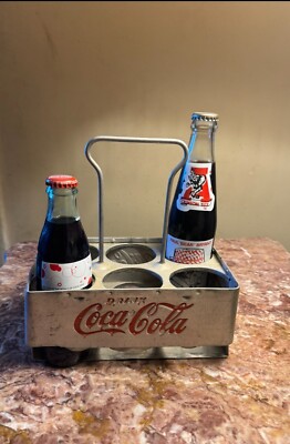 VINTAGE METAL COCA COLA SIX BOTTLE CARRIER | eBay