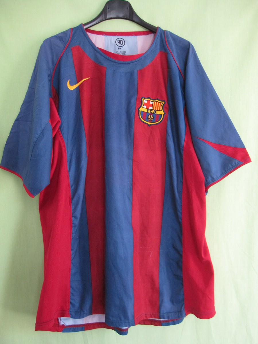 Maillot De Football FC Barcelone Vintage 2004 - Taille XL - Domicile, Joueur Marquez - Nike