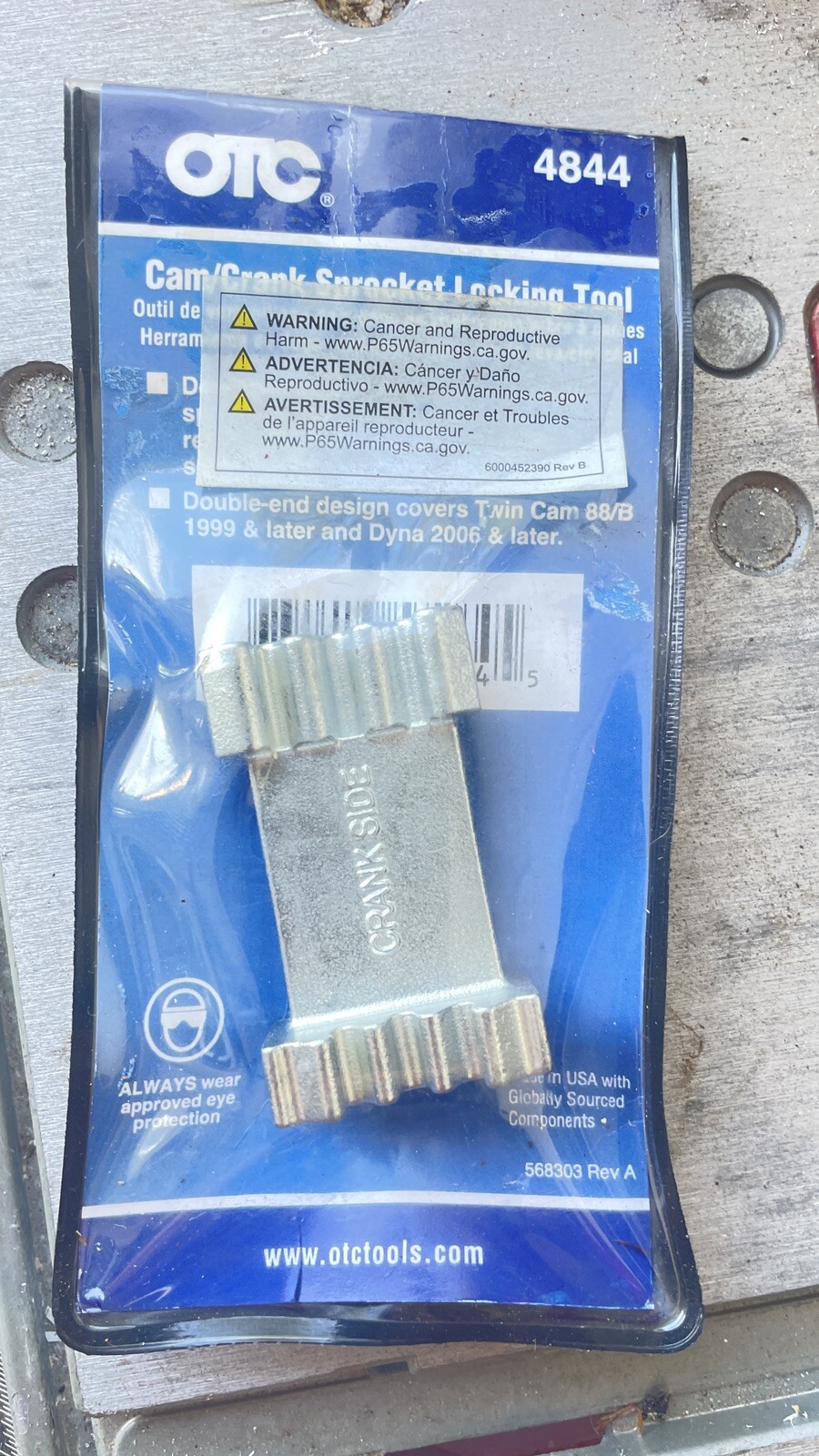 OTC 4844 Cam/Crank Locking Tool,7" L 731413572845 eBay