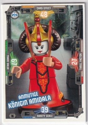 Lego Star Wars Serie 3 Karte Nr. 16 Anmutige Königin Amidala | eBay