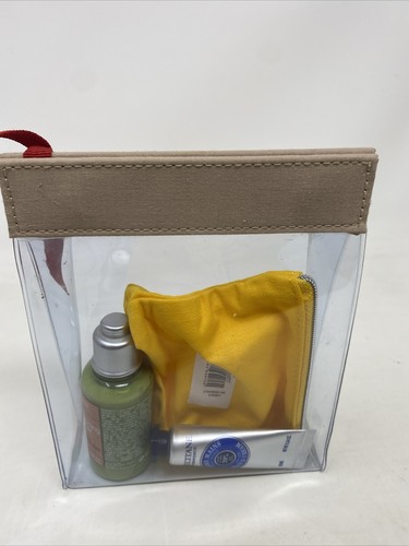 L’Occitane en Provence Set Shampooing /Conditioner Hand Cream Yellow Bag Ladies - Picture 3 of 13