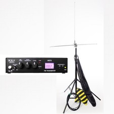 Rolls Hr70/rf Venue Fm Antenna Kit Broadcast Transmitter Drive-in Church Service