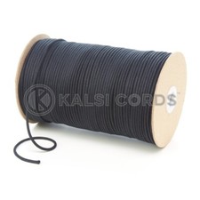 2mm THIN ROUND BRAIDED COTTON CORD IN BLACK, WHITE OR NATURAL UN-DYED MADE IN UK