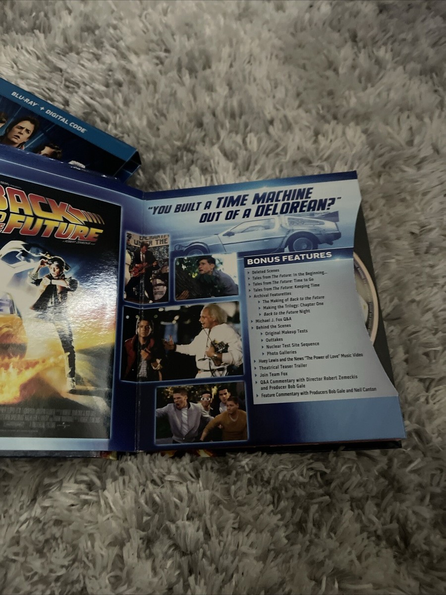 Back to the Future Ultimate Trilogy Blu-ray Slipcase & No