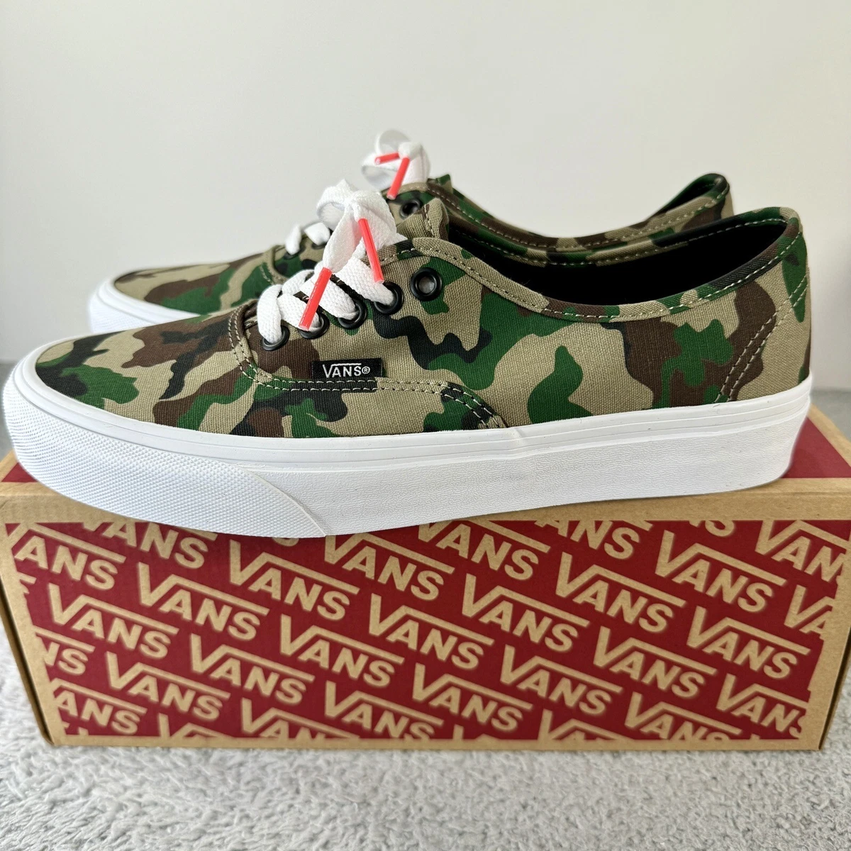 Vans Trainers Unisex 6 UK Authentic Camo Camouflage Skater Shoes Sneakers 39 EUR