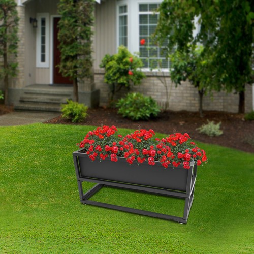 Elevated Raised Planter Bed Garden Flower Vegetable Herb Grow Box Stand Outdoor