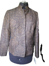 New Liz Claiborne Collection Size 8 Women's Brown Blazer Suit Jacket Size