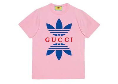 Gucci x Adidas SS22 T-shirt Men's Pink | eBay