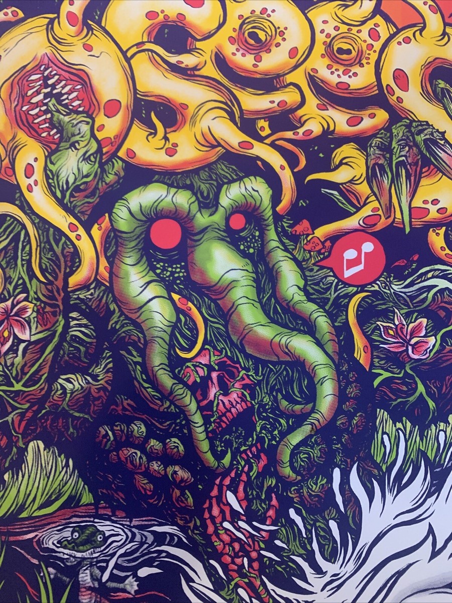 Osees Concert Poster Cleveland 2024 11/100 Chod Beachland Ballroom