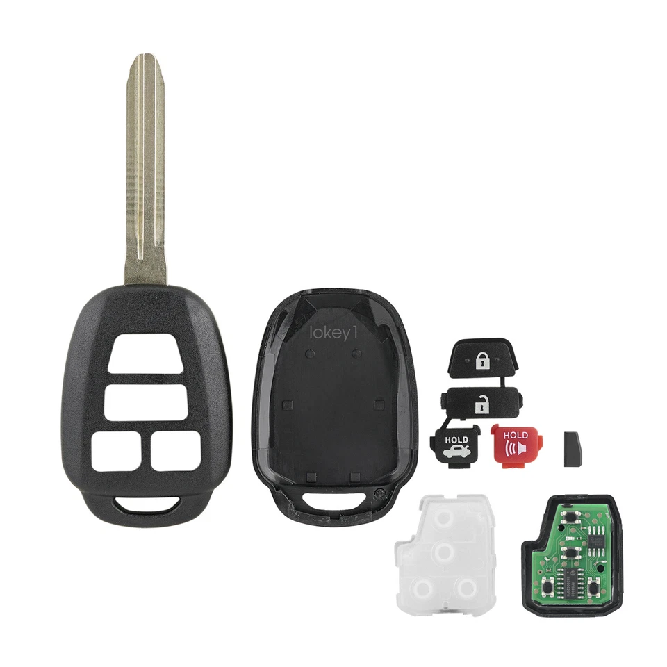 Llavero de coche remoto de entrada sin llave chip G para Toyota Camry HYQ12BDM 2012 2013 2014 Foto 4 de 4