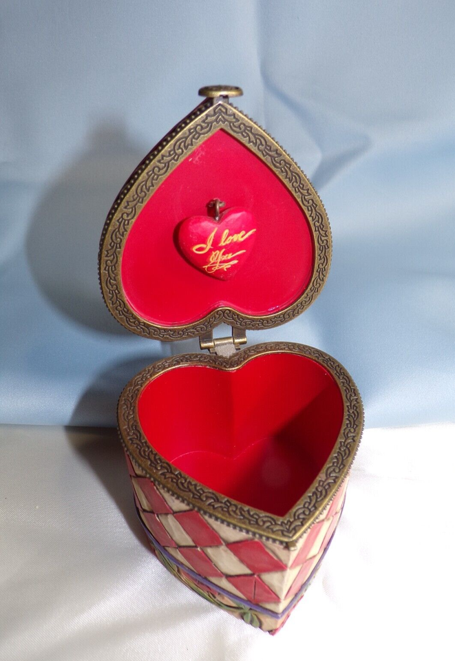 Jim Shore Heart Trinket Box eBay