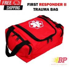 DIXIE EMS 636841-R EMPTY FIRST RESPONDER II TRAUMA BAG RED
