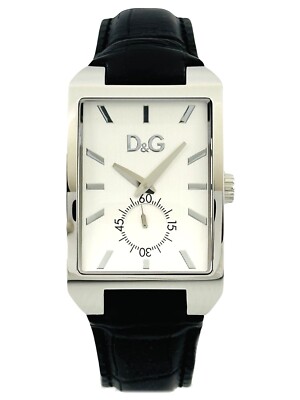 D&G Dolce & Gabbana Men's DW0773 Colorado Tank Analog White Sub