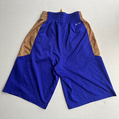 Nike Kobe Bryant Mamba Basketball Shorts Mens S Lakers Purple Gold Dri Fit Baggy - Picture 3 of 10