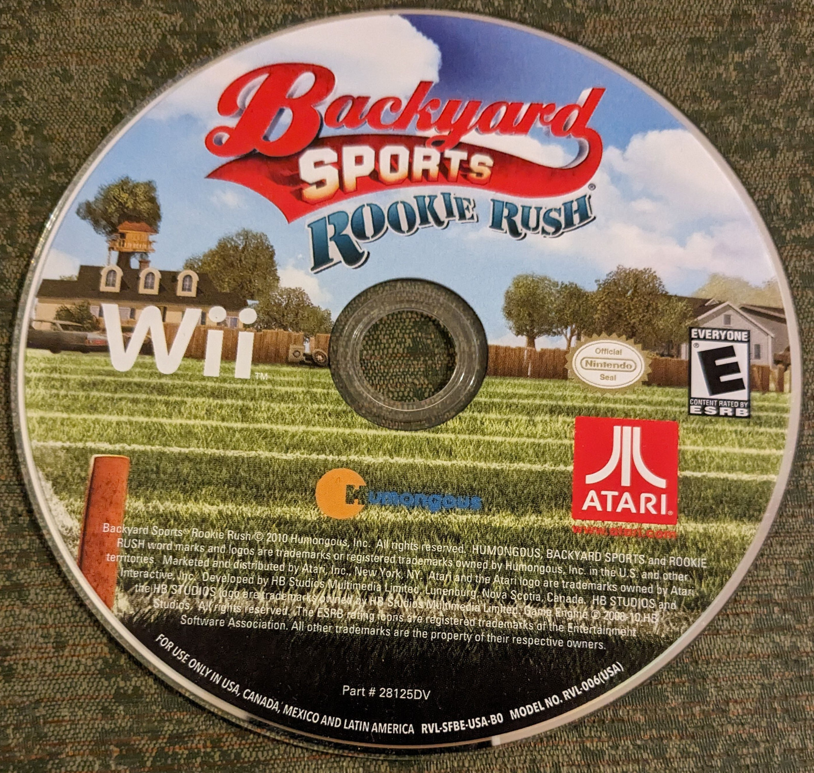 Backyard Sports : Rookie Rush - Nintendo Wii game - original U.S ...