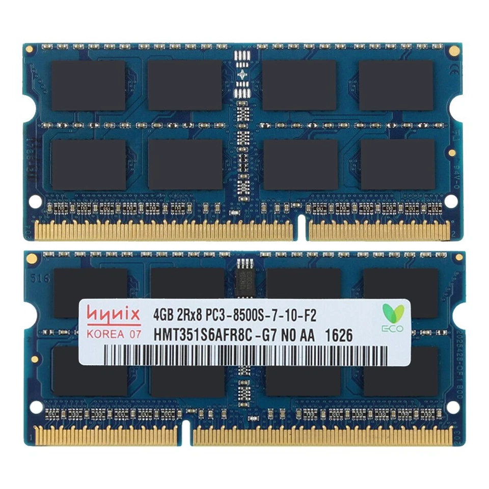 8GB 2x 4GB PC3-8500 DDR3 1066 for Apple MacBook Pro iMac Mac mini MEMORY RAM - Image 4 of 4