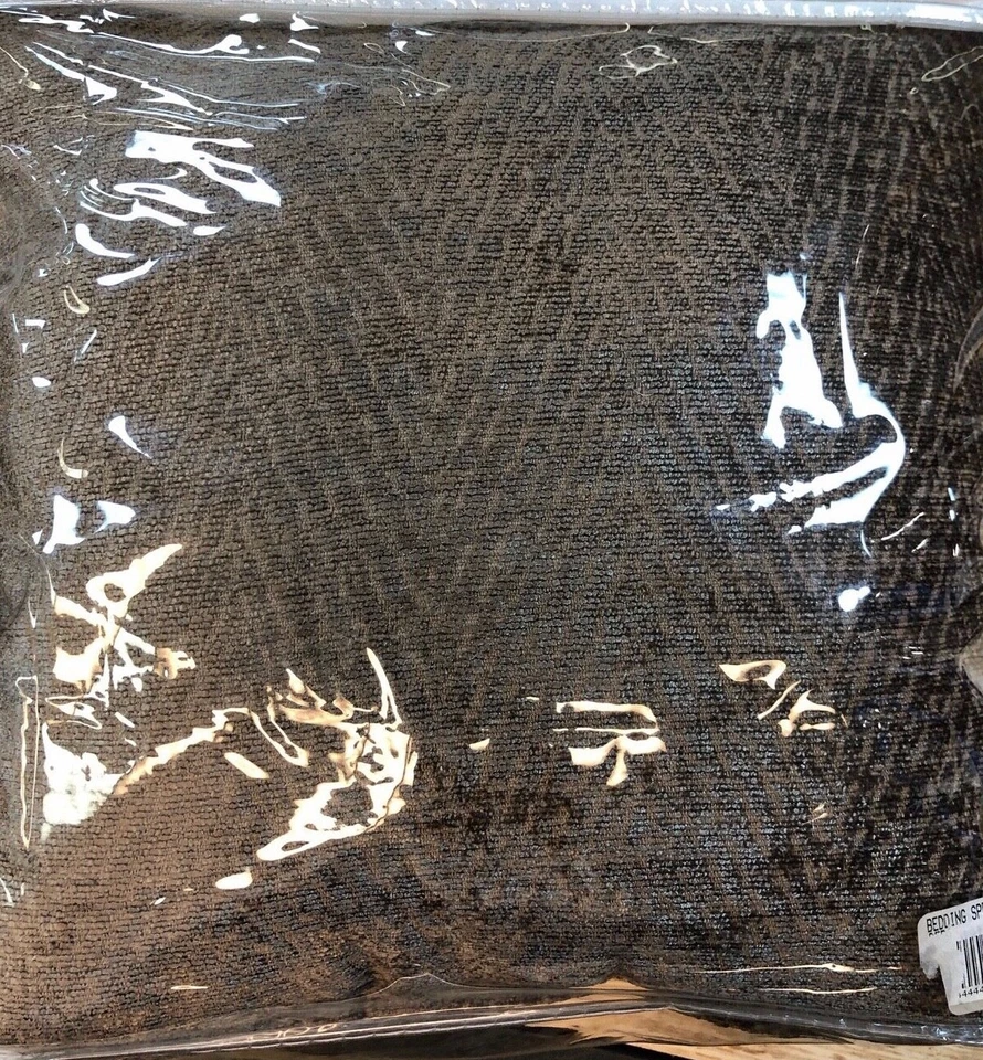 Almohada Glenna Jean Terciopelo Marrón - Almohada Decorativa Marrón 12" Cuadrada Foto 2 de 2