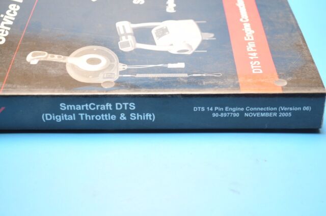 OEM MERCURY FACTORY SERVICE MANUAL 90-897790 SMARTCRAFT DTS 14-PIN