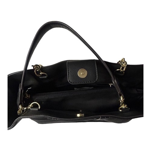 Liz Claiborne schwarz Kunstleder Schulter Handtasche Geldbeutel Doppelgriff - Bild 12 von 16
